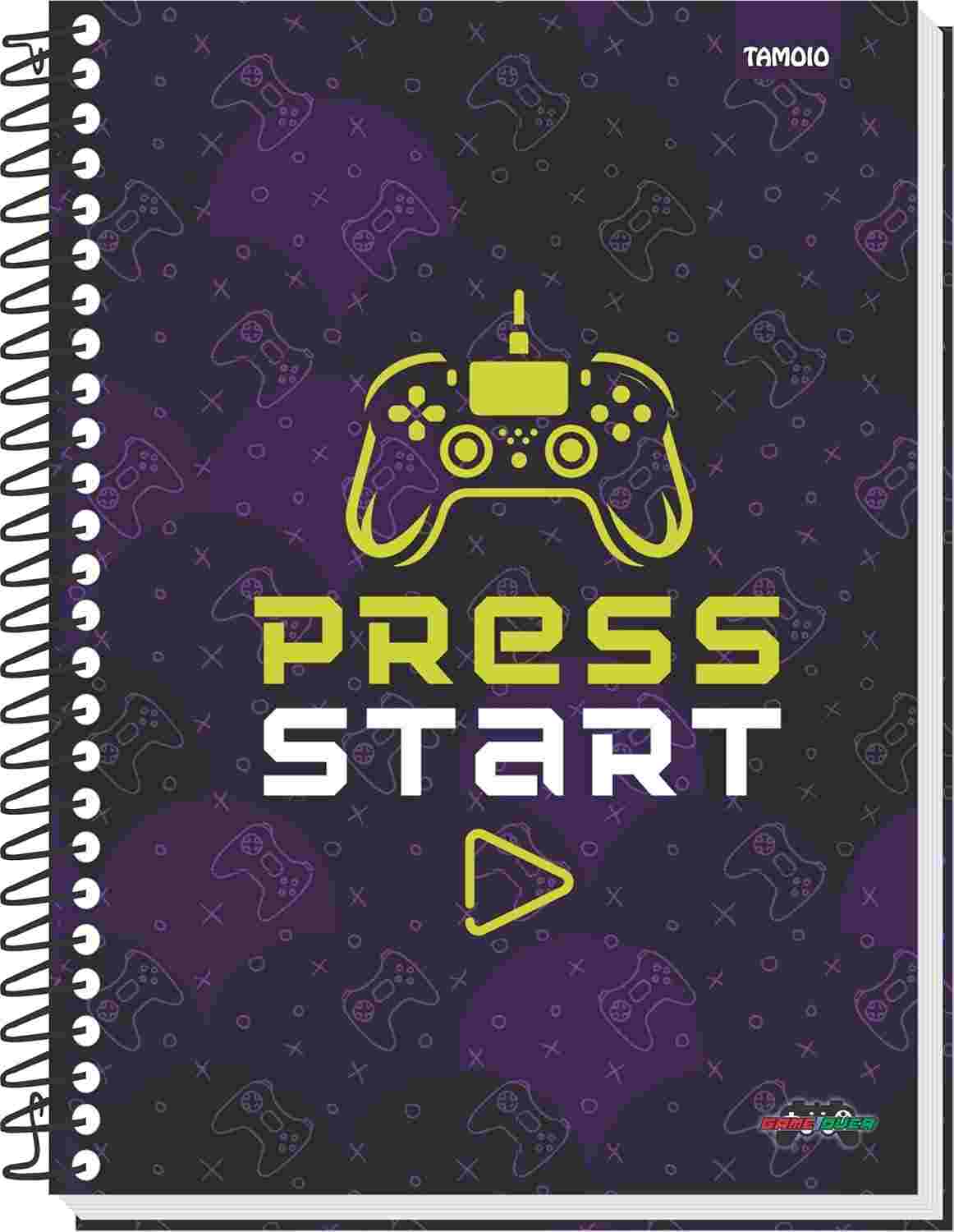 CADERNO 15X1 GAME OVER